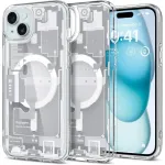 Spigen Ultra Hybrid Mag MagSafe telefoni&uuml;mbris iPhone 15 Plus, valge