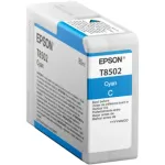 Epson T8502 tindikassett, ts&uuml;aan, 80 ml, SureColor SC-P800