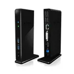 Raidsonic Icy Box IB-DK2241AC dokijaam USB 3.0, HDMI + DVI, gigabit LAN, 6 &times; USB-A