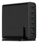 Gembird 6-pordiline 75W GaN USB kiirlaadija