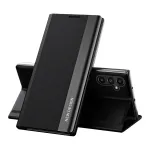 Fusion Sleep PRO Eco Leather raamatkaas Samsung Galaxy A13 4G, must