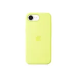 Apple iPhone 16e silikoon&uuml;mbris, neoonkollane