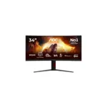 AOC CU34G4ZCA kumer monitor 34" UWQHD 3440x1440 21:9 1 ms