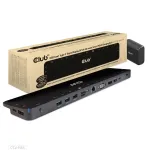 CLUB3D CSV-1565 dokijaam USB-C, 3 monitori, HDMI + DP + VGA, 100 W toiteplokiga