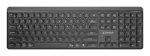 Gembird KB-WPS-03 &otilde;huke juhtmevaba klaviatuur, 2,4 GHz + Bluetooth, US