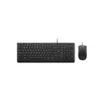 Lenovo Essential Wired Combo klaviatuur ja hiir, juhtmega, must, leedu paigutus
