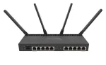 MikroTik RB4011iGS+5HacQ2HnD-IN Wi-Fi 5 ruuter, 10 &times; 1G, SFP+ 10G