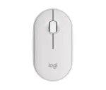 Logitech M350S juhtmevaba arvutihiir, Bluetooth, vaikne kl&otilde;ps, valge