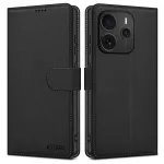 Tech-Protect Wallet raamatkaas Redmi note 14 5G, must