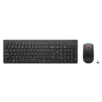 Lenovo Essential juhtmevaba klaviatuur ja hiir, 2,4 GHz, RUS, must