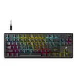 Corsair K70 Core TKL mehaaniline m&auml;nguriklaviatuur, juhtmega, MLX Red, must