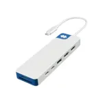 Hyper HyperDrive Flex HD4103 dokijaam 9 porti, 2 &times; HDMI 4K, valge/sinine