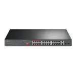 TP-Link TL-SL1226P 26-pordine PoE+ v&otilde;rgukommutaator r&auml;kki, 24 &times; 100M, 2 &times; 1G