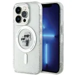 Karl Lagerfeld Karl&Choupette Glitter MagSafe telefoni&uuml;mbris iPhone 15 Pro