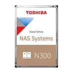 Toshiba N300 NAS k&otilde;vaketas 10 TB, 3,5" SATA, 5900 p/min, 512 MB