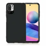 Fusion Soft Matte Silicone telefoni&uuml;mbris Redmi Note 10 5G / Poco M3 Pro, must