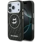 Karl Lagerfeld IML Choupette Head Logo MagSafe telefoni&uuml;mbris iPhone 17 Pro Max, must
