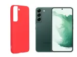 Fusion Soft Matte telefoni&uuml;mbris Samsung Galaxy S22+, punane
