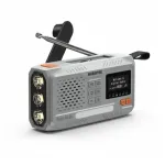 Marmitek RESQ 100 h&auml;daabiraadio v&auml;ndaga laadimise ja DAB+-ga, hall
