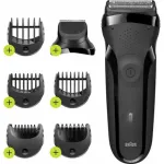 Braun Series 3 300BT juhtmevaba pardel, NiMH aku, 30 min, must