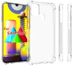 Fusion Anti Shock 0.5 mm telefoni&uuml;mbris Samsung Galaxy M31s, l&auml;bipaistev