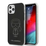 Karl Lagerfeld KLHCP12MPCUMIKBK Iconic Outline telefoni&uuml;mbris iPhone 12 / 12 Pro
