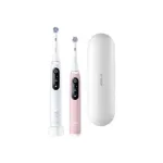 Oral-B iO6 DuoPack elektriline hambahari, valge + roosa, reisikarp