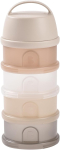 BEABA 4-JAGULINE PIIMASEGU PULBRI DOSEERIJA JA SN&Auml;KIKARP, TRANSLUCENT CLAY