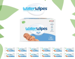 WATERWIPES NIISKED SALVR&Auml;TIKUD, 12 PAKKI, IGAS PAKIS 60 TK, BIODEGRADABLE