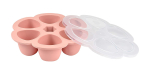 BEABA SILIKOONIST BEEBITOIDUKONTEINER MULTIPORTIONS, (6x90 ML), OLD PINK