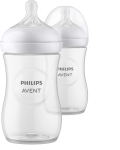PHILIPS AVENT NATURAL RESPONSE LUTIPUDELITE KOMPLEKT, 260 ML, 1 KUU+, 2 TK, VALGE
