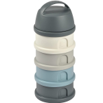 BEABA 4-SEKTSIOONILINE PIIMASEGUPULBRI DOOSER JA SUUPISTEKARP, MINERAL GREY/BLUE