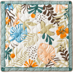 MOMCOZY BEEBIDE M&Auml;NGUMATT, GREEN FOREST,127x127 CM