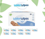 WATERWIPES NIISKED SALVR&Auml;TIKUD, 9 PAKKI, IGAS 60 TK, BIODEGRADABLE