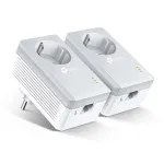 TP-Link TL-PA4010PKIT Passthrough Powerline 600 Starter komplekts, 600 Mbit/s