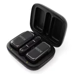 Bezvadu piespraužamais mikrofons Rode Wireless Micro Black &mdash; omnidirekcionāls, 100 m darbības rādiuss, 7 h akumulators, 48 kHz/24-bit