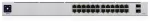 Tīkla komutators Ubiquiti UniFi USW-24-POE, pārvaldāms L2/L3, 24 Gigabit Ethernet porti (16 PoE+), 2 SFP sloti, 1U, sudraba