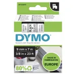 DYMO Authentic D1 etiķetes | Melns drukājums uz caurspīdīgas lentes | 9 mm x 7 m | Pa&scaron;līmējo&scaron;as etiķetes LabelManager marķētājiem | Ražots Eiropā