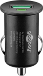 Automa&scaron;īnas lādētājs Goobay 18 W Quick Charge 3.0 melns
