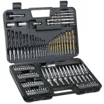Urbju komplekts DeWALT DT0109-QZ &mdash; 109 gab. betonam, metālam un kokam ar glabā&scaron;anas kasti