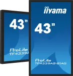 iiyama TF4339AS-B1AG monitors 108 cm (42.5 collas) 3840 x 2160 pikseļi 4K Ultra HD LED skārienekrāns Melns