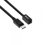 Club 3D CAC-1120 Mini DisplayPort 1.4 uz DisplayPort pagarinājuma kabelis F/M, 8K60Hz, 1 m (3,28 ft), melns