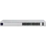 Ubiquiti Networks UniFi USW-24 pārvaldāms L2 Gigabit Ethernet slēdzis (bez PoE), 24 porti, 2 SFP, 1U