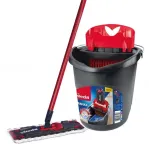Vileda Ultramax Complete Mop & Bucket Set, Grey