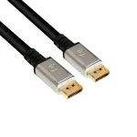 Club 3D CAC-1069 DisplayPort 1.4 HBR3 kabelis 8K 60 Hz, 32,4 Gb/s, DSC, HDR, ar VESA sertifikātu, M/M, 4 m, melnā krāsā
