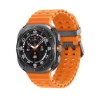 Samsung Galaxy Watch Ultra 3.81 cm (1.5 collu) AMOLED 47 mm Digitāls 480 x 480 pikseļi Skārienjutīgs 4G Pelēks, Titāns Wi-Fi GPS (satelīts)