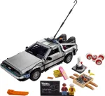 LEGO Icons 10300 Back to the Future Laika ma&scaron;īna DeLorean DMC-12