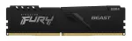 Kingston FURY Beast 16GB DDR4 3200MT/s CL16 DIMM 1Gx8 Melns