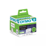 DYMO oriģinālās lielizmēra sūtījumu/vārda uzlīmes LabelWriter printeriem | 54 x 101 mm | pa&scaron;līmējo&scaron;as | 220 uzlīmju ruļlī | ražotas Eiropā