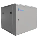 Extralink sienas skapis 9U 600x600 ASP pelēks, metāla durvis